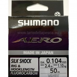 FILO SHIMANO AERO SILK SHOCK FLUOROCARBON 50M 0.104MM
