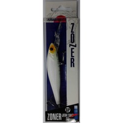 Artificiale Major Craft Zoner Jerkbait 90mm 15g Suspending Col. Pearl White