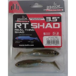 Artificiale Soft Bait Molix Rt Shad 3.5 9cm Col. 166 Ayu Silver Flake