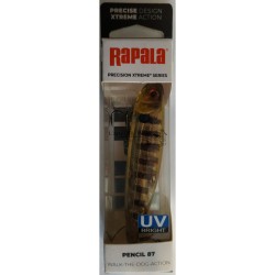 Artificiale Topwater Wtd Rapala Precision Xtreme Pencil 87 8,7cm 12g Col. GGIU