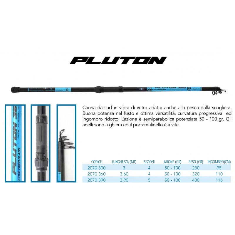 Canna Fondo Globe Fishing Pluton