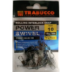 Girella Con Moschettone Trabucco Rolling Interlock Snap Size 10