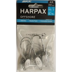 Testina Piombata BKK Harpax Offshore 42g Amo 5/0