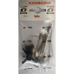 Piombo Tecnico Surfcasting Fonderia Roma Roccobomb Spike 150g