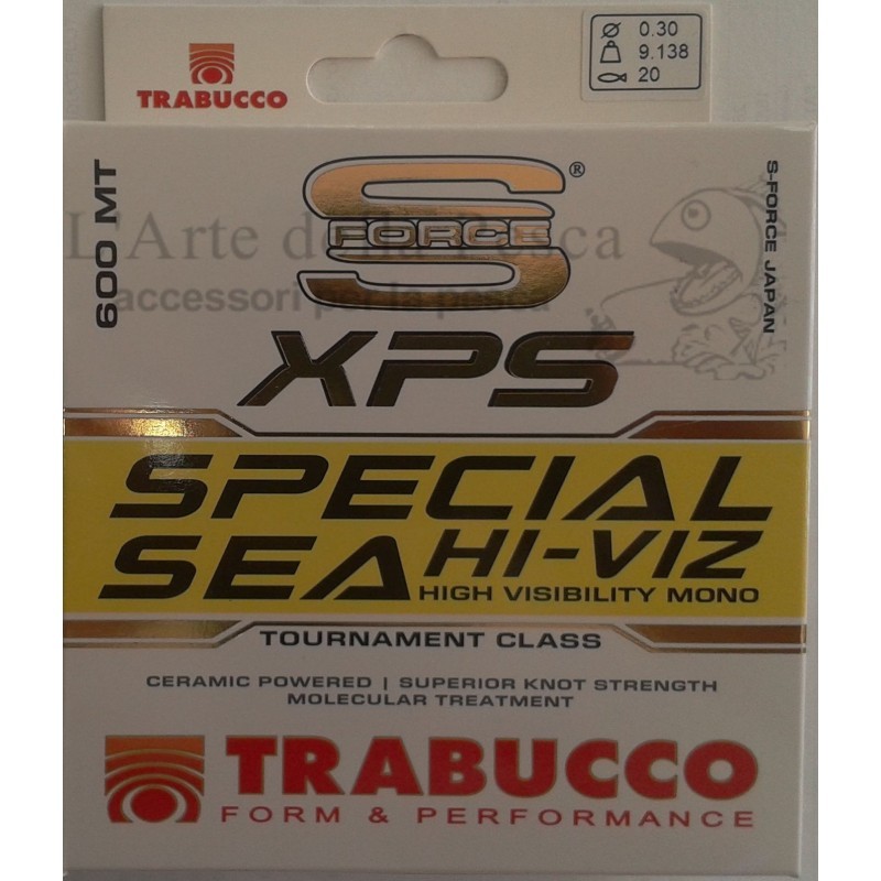 Filo Trabucco S-Force XPS Special Sea Hi-Viz 600m 0.30mm