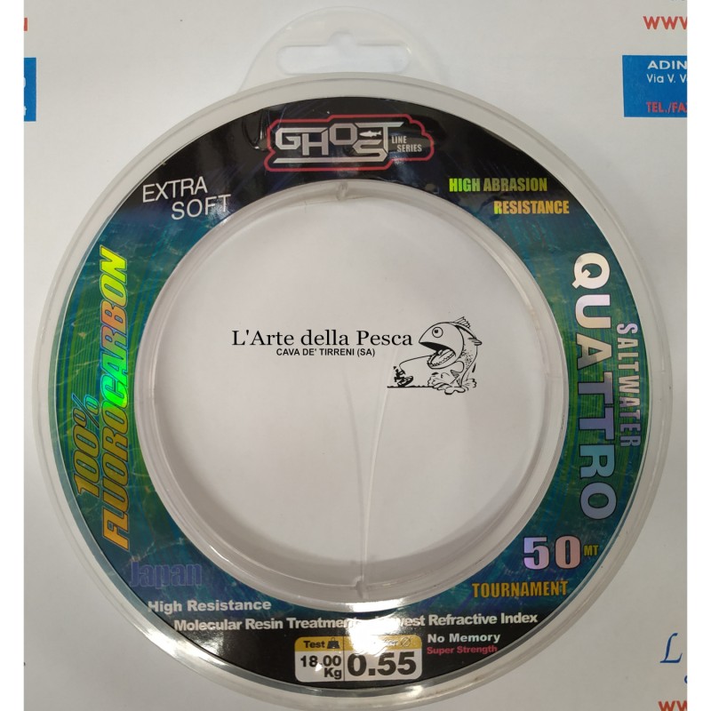 Filo Fluorocarbon Olympus Ghost Quattro Fluorocarbon 0,55mm