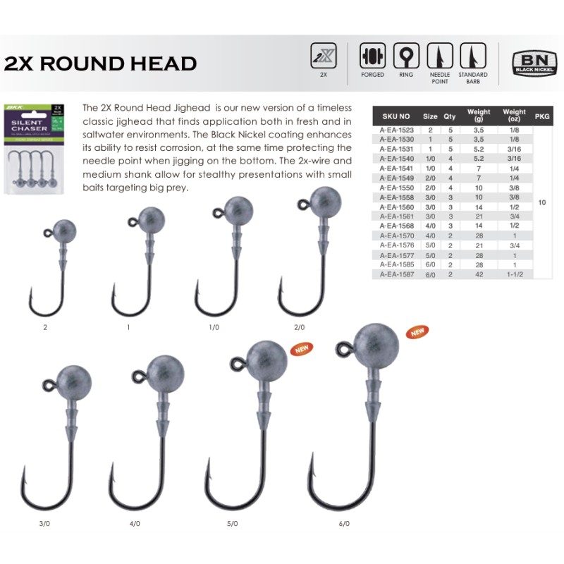 Testina Piombata BKK 2X Round Head