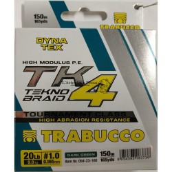 Filo Trecciato Trabucco Dynatek TK4 Tekno Braid Dark Green 150m 0,165mm