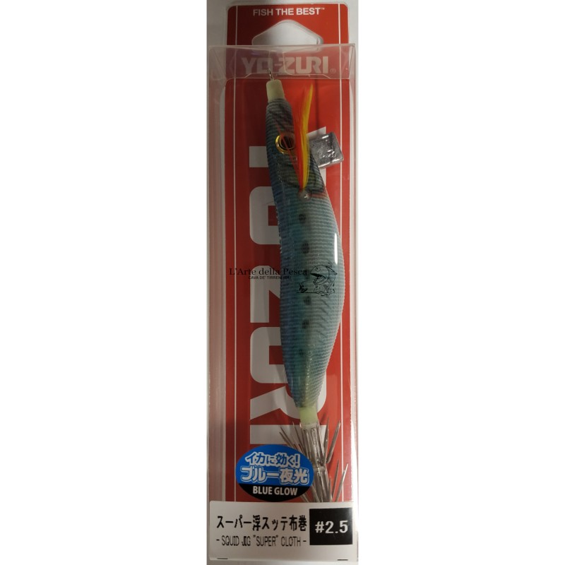 Totanara Yo-zuri Squid Jig Super CW Cloth Wrapped Size 2.5 Col. BLRI